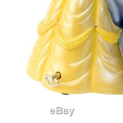 Disney Store Japan Beauty and the Beast Bell Snow Dome Globe Figure Music Box FS