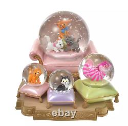 Disney Store Japan Cat Snow Globe Figure Marie Figaro Oliver Cheshire 2021 New