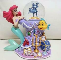 Disney Store Little Mermaid 30th Ariel Snow globe Snow dome Figure Flander Sell