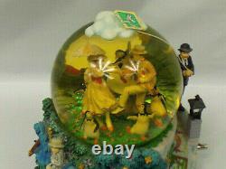 Disney Store Mary Poppins Let's Go Fly A Kite Water Snow Globe Music Box READ