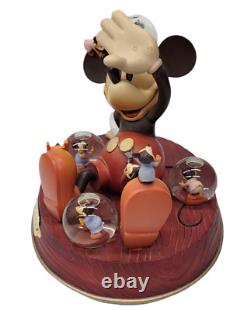 Disney Store Mickey's Nightmare Snow Globe Musical Mickey Mouse March 5 Globes