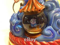 Disney Store Mulan 10th Tenth Anniversary Musical Box Snow Globe Very Rare