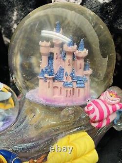 Disney Store Multi Characters Light Up Castle Snow Globe Mickey Pooh Disney Box
