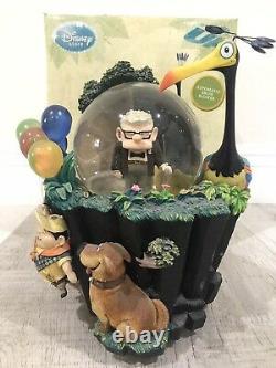 Disney Store Pixar Up Snow Globe RARE HTF Excellent Condition Carl Russell Dug