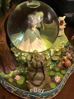 Disney Store Princess and the Frog Tiana Snow Globe. RARE