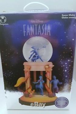 Disney Store RETIRED Fantasia Musical Snow Globe Rare