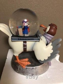 Disney Store Rescuers Musical Snow Globe WITH PIN / Original Box 1 of only 100