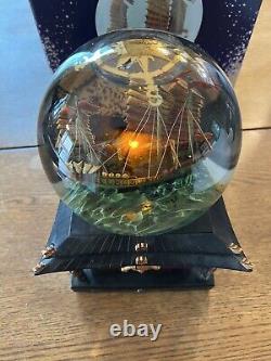Disney Store Snow Globe Pirates of the Caribbean At World's End WithKey & Org Box