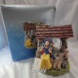 Disney Store Snow White And Dopey Wishing Well Snow Globe In Original Box READ