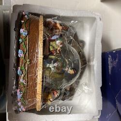 Disney Store Snow White And The Seven Dwarfs Yodel Song Music Box Snow Globe