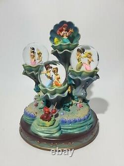 Disney Store The Little Mermaid Ariel And Sisters Snow Globe