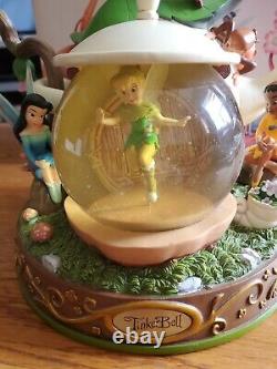 Disney Store Tinkerbell and the Lost Treasure Teapot Snow Globe Fairie