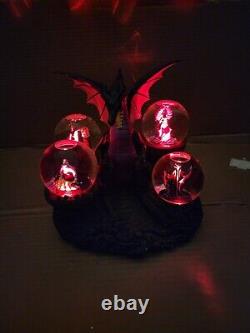Disney Store Villains Maleficent Dragon Snow Globe With Mini Globes