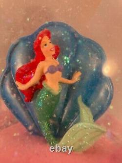 Disney Store musical Snow globe Little Mermaid Daughters Of Triton Ariel