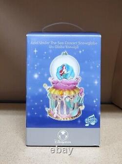 Disney Store musical Snow globe Little Mermaid Daughters Of Triton Ariel 1988