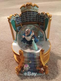 Disney Store's Beauty and the Beast Library Snow Globe