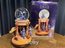 Disney Stores Walt Disney's Fantasia Musical Snow Globe, Collectible In Box