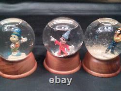 Disney The First Limited Edition Crystal Snow Globes 1990 11 pcs