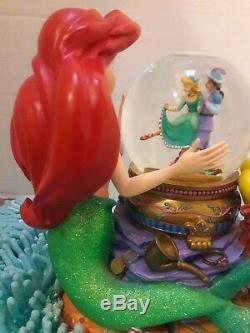 Disney The Little Mermaid Ariel The Theater Musical Snow Globe-RARE & MINT