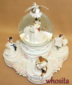 Disney The Little Mermaid Ariel Wedding Snow Globe Snowglobe Cinderella Figurine