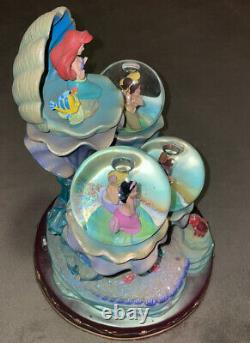 Disney The Little Mermaid Daughters Of Triton Snow Globe with music Not Working
