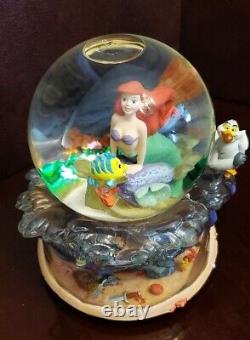 Disney The Little Mermaid Snow Globe Plays Under The Sea