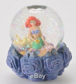 Disney The Little Mermaid Ursula Sculpture with Ariel Mini Snowglobe 17325 w Box