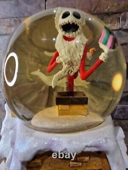 Disney The Nightmare Before Christmas Large Snow Globe Muscial PLEASE READ