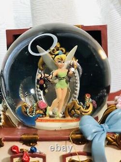 Disney TinkerBell Hidden Treasure Chest Snow Globe with Musical Jewelry Box