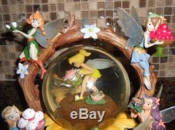 Disney Tinkerbell Fairies Dance Of The Sugar Plum Fairy Party Snow Globe Rare