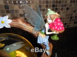 Disney Tinkerbell Fairies Dance Of The Sugar Plum Fairy Party Snow Globe Rare
