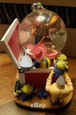 Disney Toy Story Snowglobe retired, Andy's Toys toybox, musical, works
