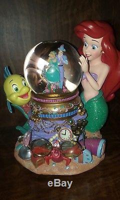 Disney Under The Sea Little Mermaid Ariel Musical Snowglobe Water Snow Globe