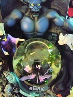 Disney Villains Musical Snowglobe Mint! Ursula Hook Cruella Maleficent SW Queen