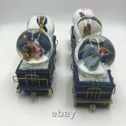 Disney Wonderland Express Miniature Snow Globes Bradford Exchange Lot of 5 Pooh