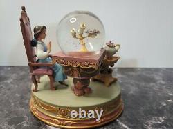 Disney beauty and the beast Mini Snow globe Figurine Snow globe open box