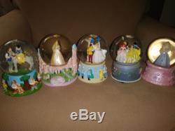Disney classic princess collectable snow globes