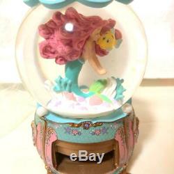 Disney little mermaid Ariel Snow globe Accessory case Flander Jewelry case box