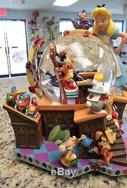 Disney's Alice in Wonderland 50th Anniversary Alice's Trial Musical Snow Globe