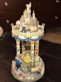 Disney's Beauty & the Beast Collectible Hourglass Snow Globe