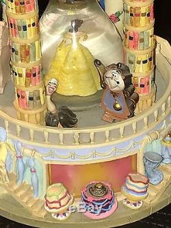 Disney's Beauty & the Beast Collectible Hourglass Snow Globe