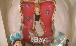 Disney's Cinderella The Magical Journey Musical 2 Sided Snow Globe RARE, NO BOX