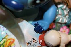 Disney's Lilo & Stitch Musical Snowglobe Stitch with Ducklings
