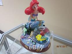 Disney's Little Mermaid Ariel Snow Globe New In Box