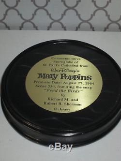 Disney's Mary Poppins Commemorative Musical Snow Globe EXTREMELY RARE Cathedral