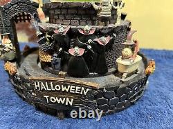 Disney's Nightmare Before Christmas Halloween Town Snow Globe & Music Box