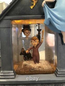 Disney's PETER PAN You Can Fly! Music snow globe Darling House Window RARE