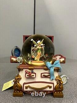 Disney's Peter Pan, Tinker Bell Jewelry Box Snow Globe, With Original Box + Tag