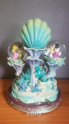 Disney's The Little Mermaid Daughter's of Triton Snowglobe brand new