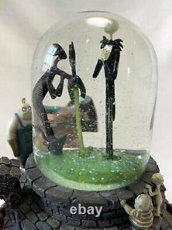 Disney's The Nightmare Before Christmas Halloween Town Snow Globe With Light